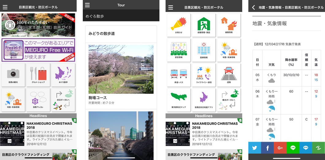目黒区の観光・防災に関するお役立ち情報が満載! ~ココシルを活用した「目黒区観光・防災ポータル」運用開始~